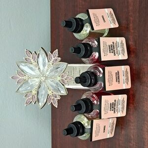 Bath & Body Works White Barn FRUITY & BRIGHT Wallflower Set + Night Light Plug